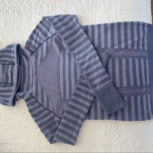 Purple Striped Ivivva Sweat Shirt